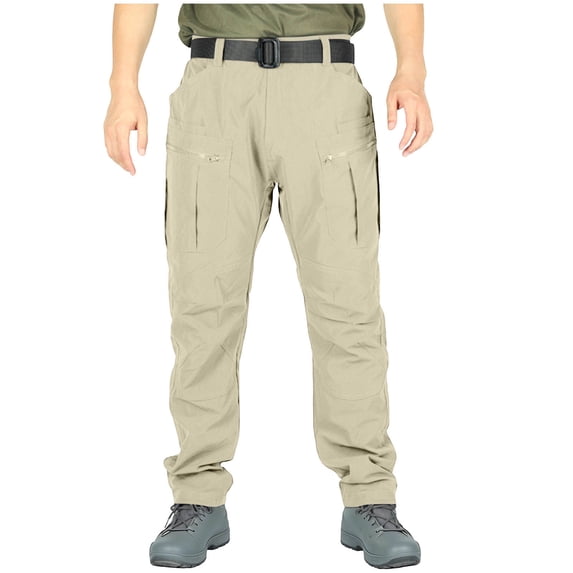 Xzbqbs Men's Multi-Pocket Utility Pants Water Resistant Lightweight Work Pants for Men