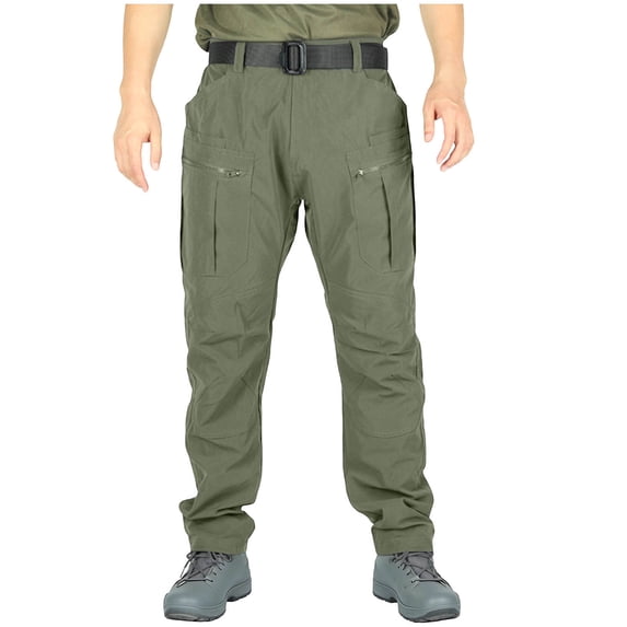Xzbqbs Men's Multi-Pocket Utility Pants Water Resistant Lightweight Work Pants for Men