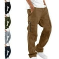 thumbnail image 1 of Xzbqbs Men's Quick Dry Tactical Pants Casual Water Resistant Outdoor Tapered Pants Lightweight Stretch Cargo Work Hiking Pants, 1 of 6