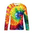 thumbnail image 1 of Xzbqbs Men's Tie Dye Sun Protection Shirts UPF 50+ UV Long Sleeve Rash Guard Shirt Fishing Running Swimming Shirts for Men, 1 of 1