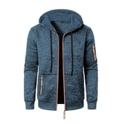 Xzbqbs Mens Track Jacket Casual Full Zip Slim Drawstring Sport Coat with Hood Lightweight Workout Running Sweat Jackets for Men