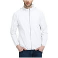 thumbnail image 1 of Xzbqbs Men's Track Jacket UPF 50+ Sun Protection Breathable Coat Quick Dry Lightweight Solid Outdoor Running Fitness Fishing Jacket, 1 of 4