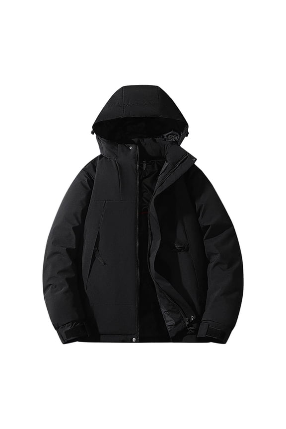 Men's Winter Skiing Jackets Water Resistant Warm Coats Insulated Thermal Snowboard Jacket Casual Parka Raincoat with Hood
