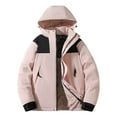 thumbnail image 1 of Xzbqbs Men's Winter Skiing Jackets Water Resistant Warm Coats Insulated Thermal Snowboard Jacket Casual Parka Raincoat with Hood, 1 of 7