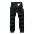 thumbnail image 1 of Xzbqbs Men's Work Pants Casual Flat Front Tapered Lightweight Tactical Cargo Pants Classic Straight Cuffed Pants for Hiking Outdoor, 1 of 3