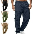 thumbnail image 1 of Xzbqbs Mens Cargo Work Pants Durable Tactical Quick Dry Pants Outdoor Water Resistant Hiking Construction Pants with Multi Pockets, 1 of 6