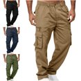 thumbnail image 1 of Xzbqbs Mens Cargo Work Pants Durable Tactical Quick Dry Pants Outdoor Water Resistant Hiking Construction Pants with Multi Pockets, 1 of 6