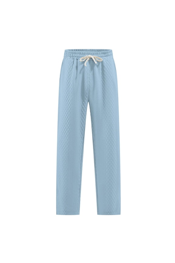 Mens Casaul Sweatpants Jacquard Straight Classic Fit Joggers Pants Elastic Waist Drawstring Sweatpants Workout Running Pants