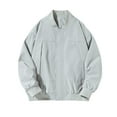 thumbnail image 1 of Xzbqbs Mens Casual Bomber Jacket Full Zip Outdoor Spring Fall Vintage Sport Coats Fashion Lightweight Solid Color Flight Jackets, 1 of 7