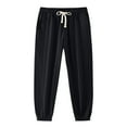 thumbnail image 1 of Xzbqbs Mens Casual Sweatpants Lightweight Tapered Joggers Elastic Waist Drawstring Pants Workout Jogger Summer Cuffed Sweat Pants, 1 of 5