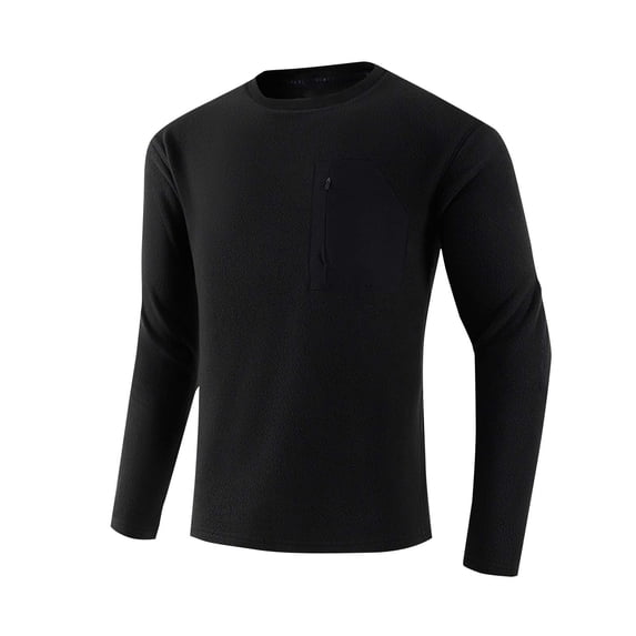 Xzbqbs Mens Casual Sweatshirs Slim Fit Long Sleeve Lightweight Fleece Pullover Tops Crewneck Running Workout Fall Winter Shirts
