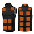 thumbnail image 1 of Xzbqbs Mens Heated Jacket Zip Up Heated Thermal Vest Coat with 22 Heating Zones Winter Warm Outdoor Jackets without Battery Pack, 1 of 9