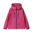 thumbnail image 1 of Xzbqbs Mens Lightweight Waterproof Hooded Rain Jacket Outdoor Windbreaker Raincoat Lightweight Softshell Hiking Fishing Jacket, 1 of 7