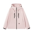 thumbnail image 1 of Xzbqbs Mens Lightweight Waterproof Hooded Rain Jacket Outdoor Windbreaker Raincoat Lightweight Softshell Hiking Fishing Jacket, 1 of 7