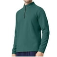 thumbnail image 1 of Xzbqbs Mens Long Sleeve Shirts Lightweight Quarter Zipper Casual Pullover Tops Fashion Slim Fit Moisture Wicking Fishing Shirts, 1 of 4