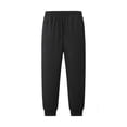 thumbnail image 1 of Xzbqbs Mens Sweatpants Fleece Lined Thermal Pants Elastic Waist Drawstring Straight Jogger Cuffed Pants for Men with Zipper Pocket, 1 of 7