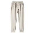 thumbnail image 1 of Xzbqbs Mens Sweatpants Tapered Stretch Lightweight Jogger Track Pants Drawstring Elastic Waist Travel Cuffed Sweatpants for Men, 1 of 7