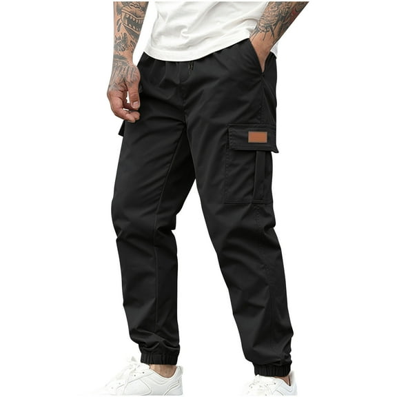 Xzbqbs Mens Tactical Pants Stretch Quick Dry Waterproof Cargo Pants Lightweigt Outdoor Hiking Work Cuffed Pants with Multi Pockets