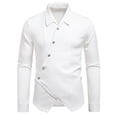 thumbnail image 1 of Xzbqbs Polo Shirts for Men Long Sleeve Button Down Wrinkle Free Shirt Casual Untucked Stretch Dress Shirts Lightweight Shirts, 1 of 7