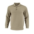 thumbnail image 1 of Xzbqbs Polo Shirts for Men Long Sleeve Knitted Jacquard Shirts Button Casual Fashion Lightwight Slim Fit Solid Color Golf Shirts, 1 of 3