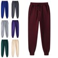 thumbnail image 1 of Xzbqbs Sweatpants for Men Tapered Joggers Pants Fleece Elastic Waist Drawstring Slim Fit Workout Running Gym Sweatpants with Pockets, 1 of 3