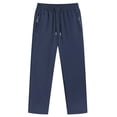 thumbnail image 1 of Xzbqbs Travel Pants for Men Ripstop Water Resistant Fleece Line Pants Thickened Straight Thermal Hiking Pants with Zipper Pocket, 1 of 7