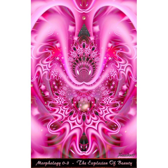 Xzendor7 "Explosion of Beauty" Glossy Poster