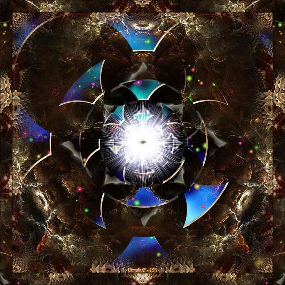 Xzendor7 "Eye of Eternity Within the Sphere of Light" Glossy Poster