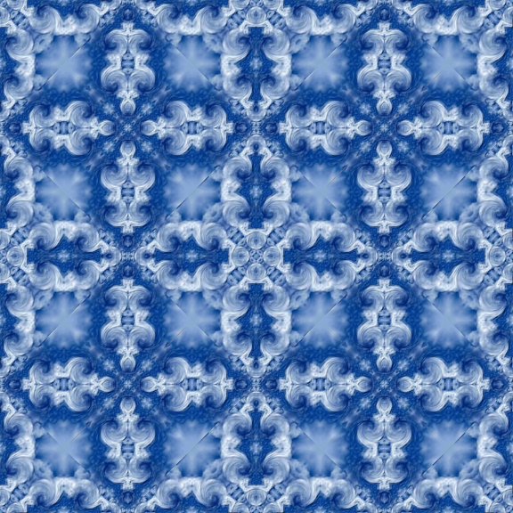 Xzendor7 "Ripply Cloud Overlays" Glossy Poster