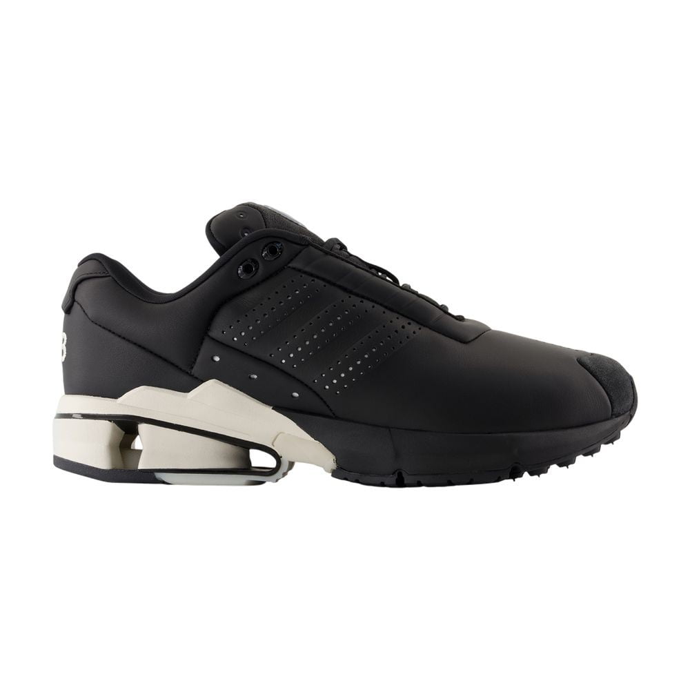 スニーカー A3 Control Sneakers - Y-3 - Leather - Black Y-3 A3 Control Sneakers - Leather - Black Black (Men's