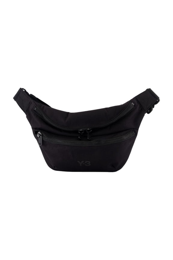 Men's Belt Bags & Fanny Packs - Black - Synthetic Black
