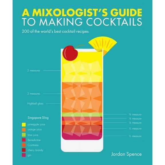 Y A Mixologist's Guide to Making Cocktails: 200 of the World's Best Cocktail Recipes, (Paperback)