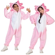 Axolotl Jumpsuit Halloween Costume for Children, Boy's Size L (10/12), by Way to Celebrate