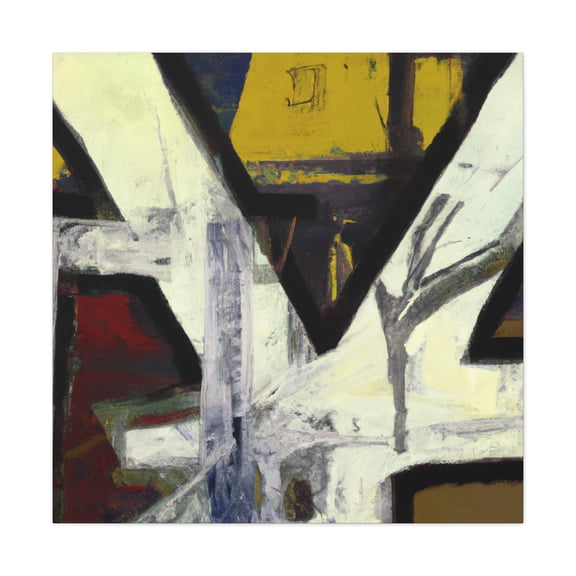 "Y: Abstract Expressionism" - Canvas