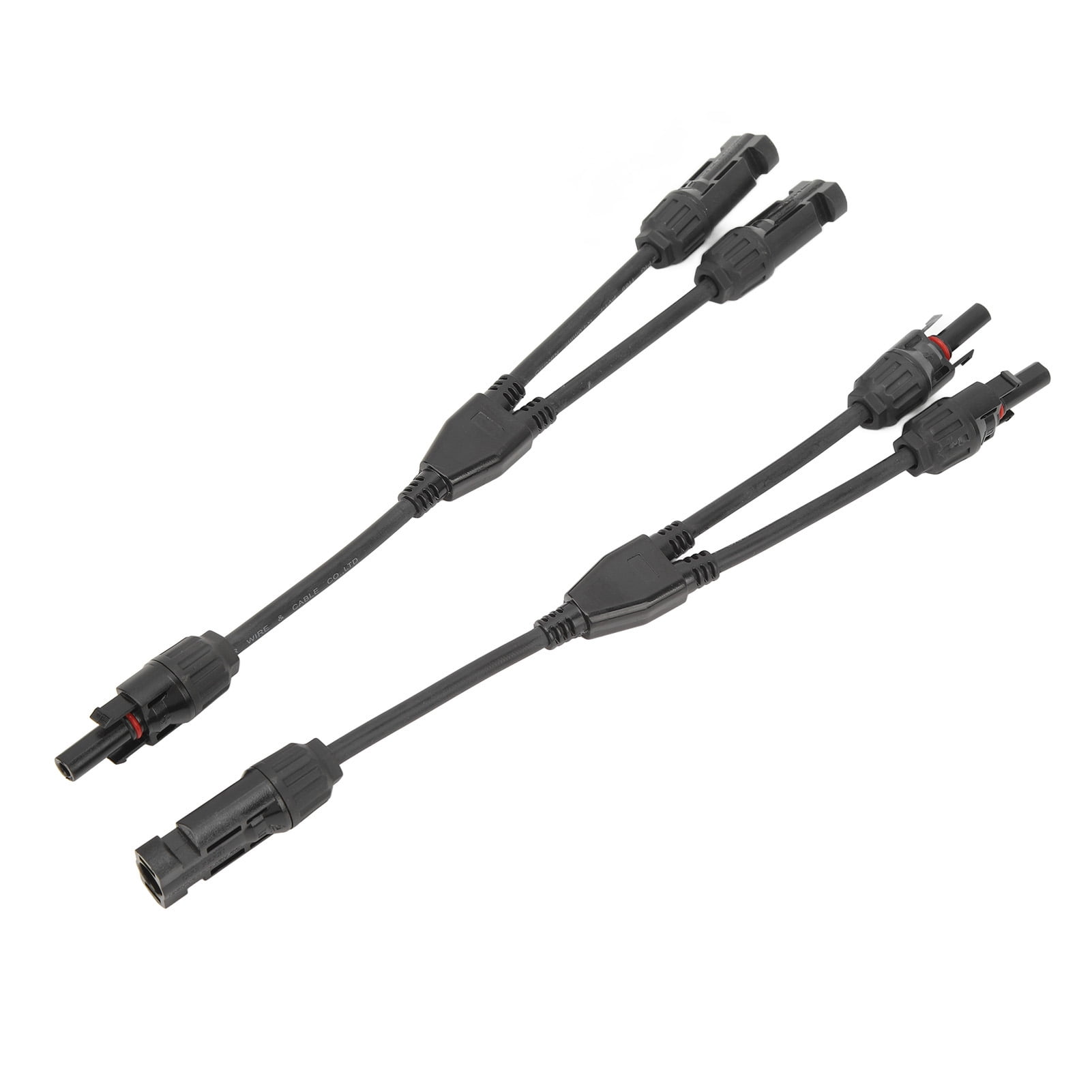 Y Branch Parallel Adapter Cable,Y Branch Solar Connectors,1 Pair Solar ...