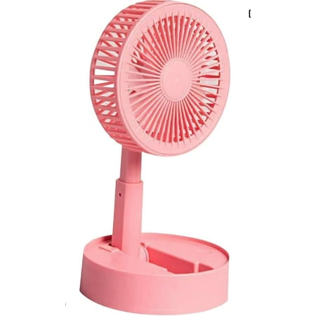 Y.Byani Mini Handheld Fan 3 Speeds Personal Small Hand Fan for Travel Makeup Eyelash Fan for Stylish Kids Girls Women USB Cute Design (Pink))