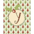 thumbnail image 1 of Y: Christmas Personalized Monogram Initial Notebook with Lined and Blank Pages for Women and Girls, 1 of 1