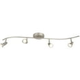 thumbnail image 1 of Y-Decor 4 Light LED Flush Mount Ceiling light in Brushed Nickel, 1 of 5