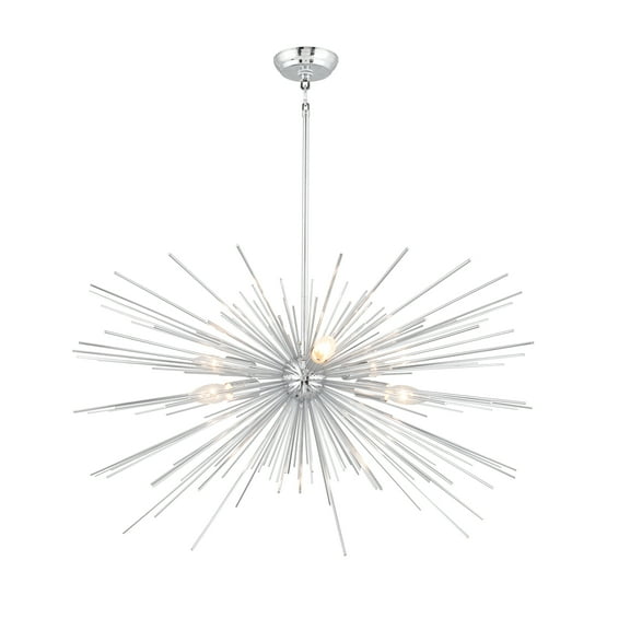 Y-Decor 6 Light Sputnik Chandelier in Chrome finish