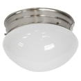 thumbnail image 1 of Y-Decor LED Flush Mount Ceiling light in Brushed Nickel, 1 of 5