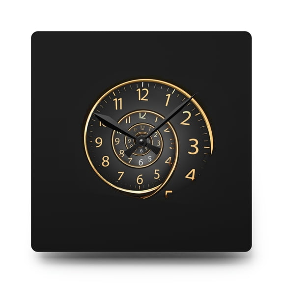 Y' Designs Infinity & Imagination Wall Clock