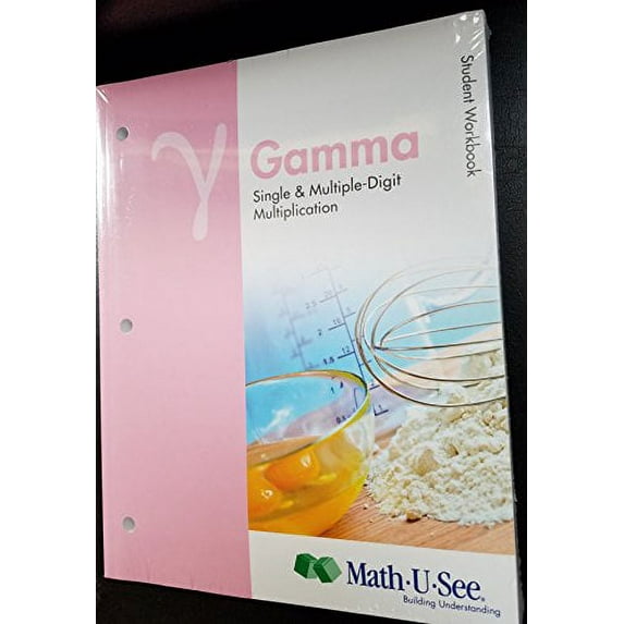 Pre-Owned Y Gamma Single & Multiple-Digit Multiplication, Student Workbook, Math U See (2012) (Paperback) 1608260682 9781608260683