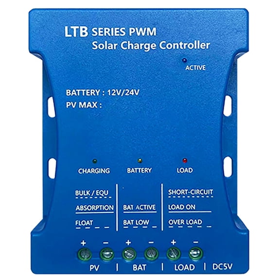 Y&H 20A 12V/24V Bluetooth Solar Controller PV Max 50V Solar Panel Regulator Intelligent for Lead Acid, LiFePO4, Lithium Battery