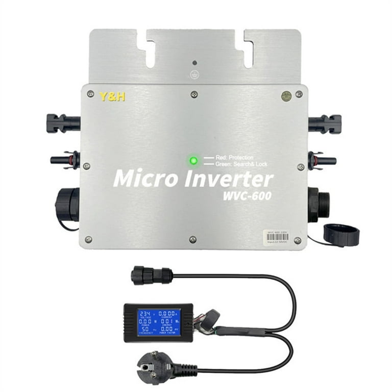 Y&H MPPT 600Wソーラーグリッドタイインバーター Y&H 600W Solar Grid Tie Micro Inverter Waterproof IP65 MPPT DC28