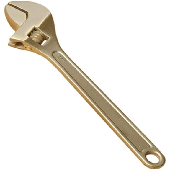 Y H M 12 Inch Adjustable Wrench Non-Sparking & Non-Magnetic Aluminum Bronze Adjustable spanner