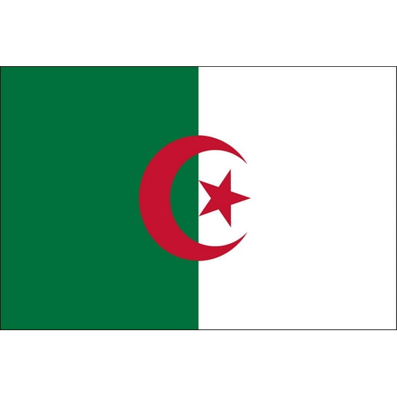 Y H M National Flag Algeria Flag 4 x 6 feet Bunting For Marine Industrial Use