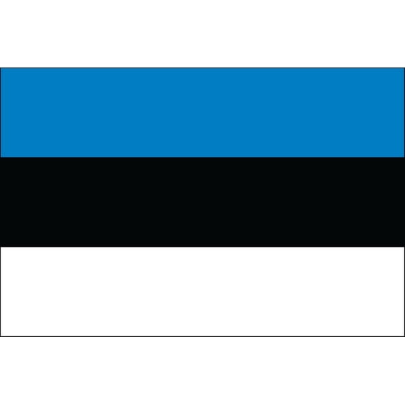 Y H M National Flag Estonia Flag 4 x 6 feet Bunting For Marine Industrial Use