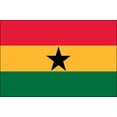 thumbnail image 1 of Y H M National Flag Ghana Flag 4 x 6 feet Bunting For Marine Industrial Use, 1 of 1
