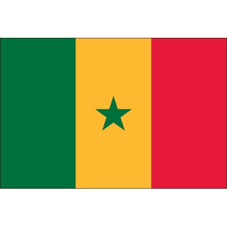 Y H M National Flag Senegal Flag 3 x 5 feet Bunting For Marine Industrial Use