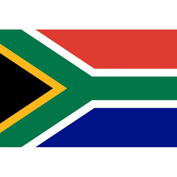 Y H M National Flag South Africa Flag 4 x 6 feet Bunting For Marine Industrial Use